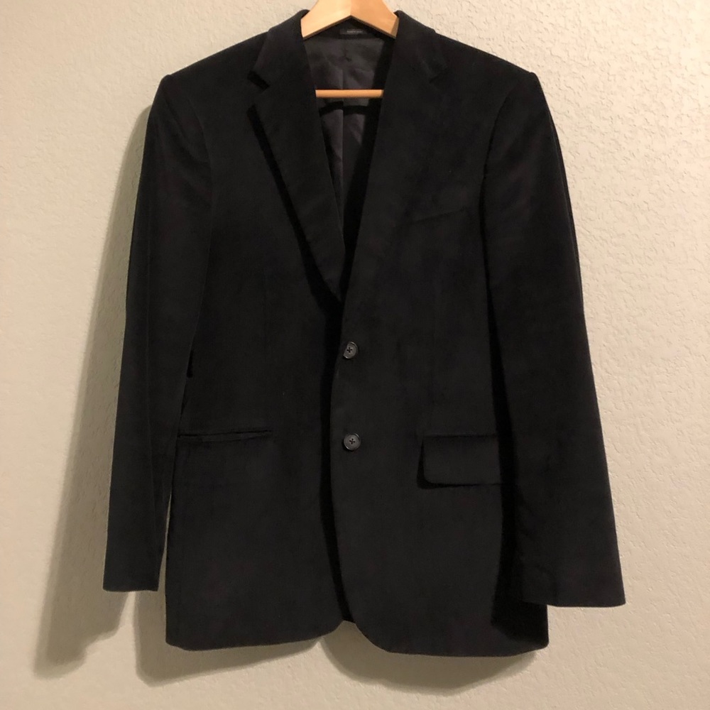 Express Design Studios Slim Black Corduroy Jacket 42S